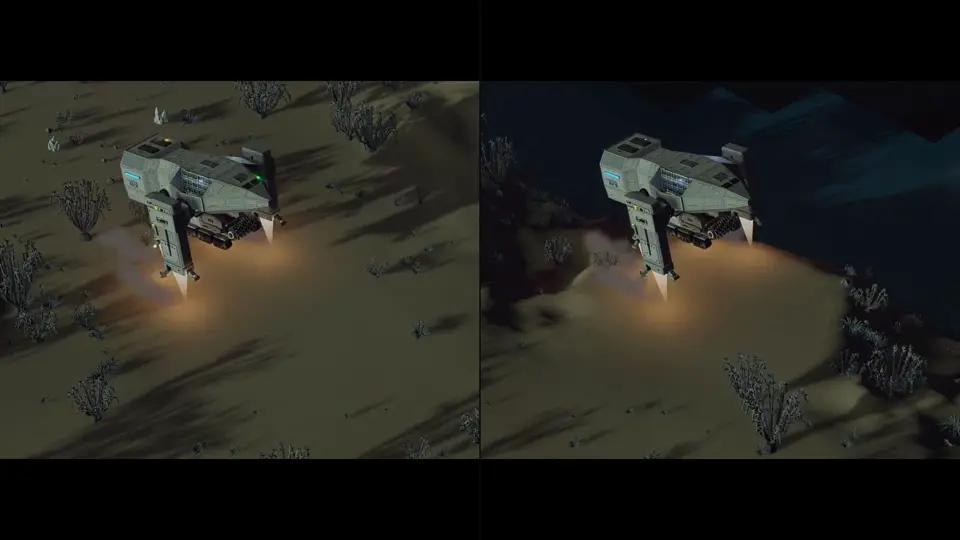 Two starting areas gameplay